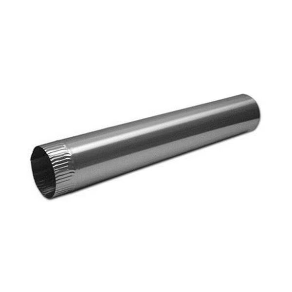 6 in. Aluminum Snap-Lock Pipe, 24 in., 25PK, Lambro Industries, Mfr#: 423